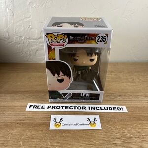 Levi Funko Pop #235 Vaulted Attack On Titan AOT Anime NEAR MINT